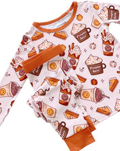 Load image into Gallery viewer, Pumkin Spice Kids Clothing Two Piece Set

