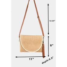 Load image into Gallery viewer, Braided Straw Clutch Bag

