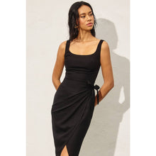 Load image into Gallery viewer, Tulip Hem Midi Wrap Dress
