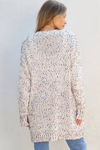 Load image into Gallery viewer, White Confetti Long Sleeve Cardigan
