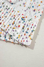 Load image into Gallery viewer, White Confetti Long Sleeve Cardigan
