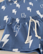 Load image into Gallery viewer, Blue Bolts Short Set
