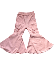 Load image into Gallery viewer, Barbie Denim Bell Bottoms - Distressed Pink
