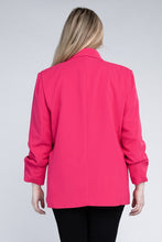 Load image into Gallery viewer, Plus Shawl Lapel Blazer
