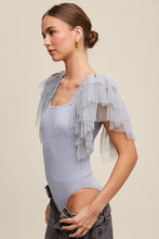 Load image into Gallery viewer, Tiered Ruffle Sleeve Smocked Bodysuit
