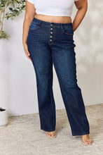 Load image into Gallery viewer, Judy Blue Full Size Button-Fly Straight Jeans
