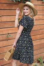 Load image into Gallery viewer, DEEP V NECK A LINE MINI DRESS
