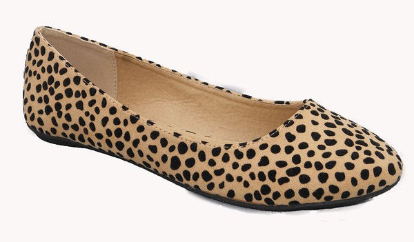 Leopard Print Flat Shoes Believe Inspire Beauty