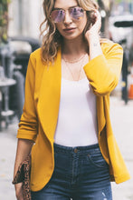 Load image into Gallery viewer, Yellow blazer freeshipping - Believe Inspire Beauty
