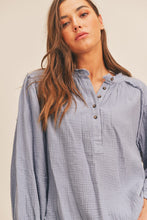 Load image into Gallery viewer, Distressed Button Down Top
