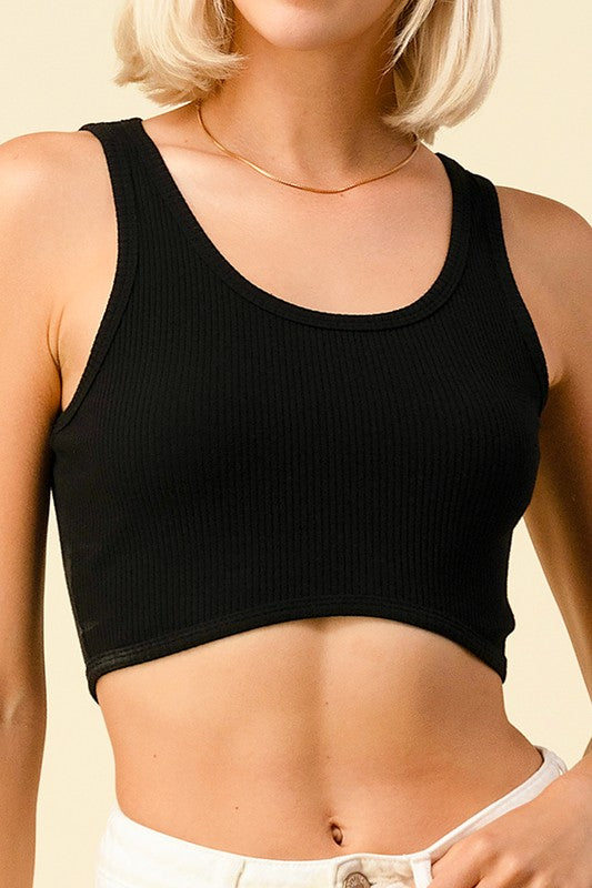 Ribbed tank top freeshipping - Believe Inspire Beauty