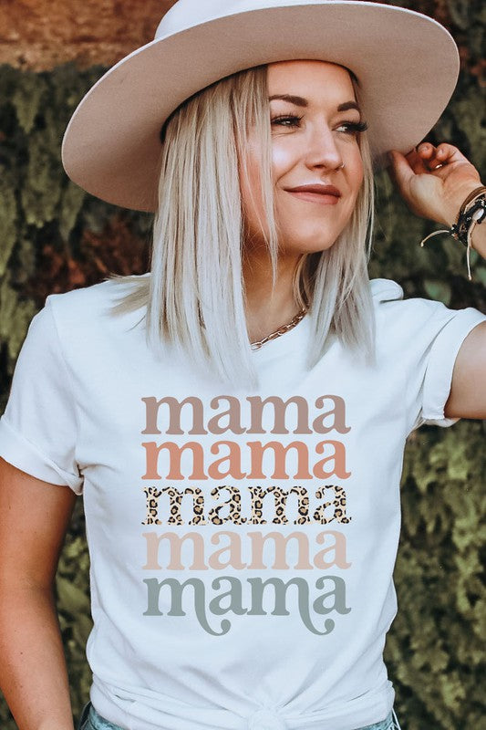 Mama Leopard and Multicolor Top