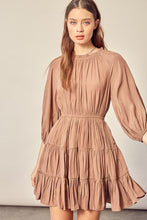 Load image into Gallery viewer, Latte FLOWY DRESS
