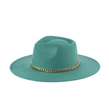 Load image into Gallery viewer, Fedora Hat with Chain
