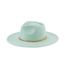 Load image into Gallery viewer, Fedora Hat with Chain

