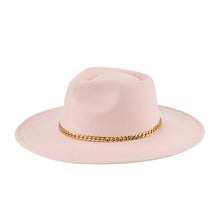 Load image into Gallery viewer, Fedora Hat with Chain
