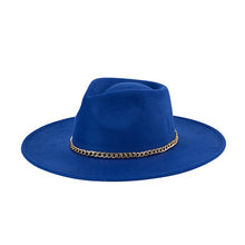 Load image into Gallery viewer, Fedora Hat with Chain
