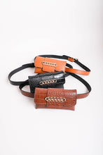 Load image into Gallery viewer, Wide Clutch 6 Ring Chain Belt Bag
