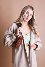 Load image into Gallery viewer, Wide Clutch 6 Ring Chain Belt Bag
