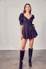 Load image into Gallery viewer, WRAP FRONT SIDE TIE ROMPER
