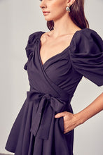 Load image into Gallery viewer, WRAP FRONT SIDE TIE ROMPER
