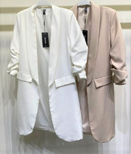 Load image into Gallery viewer, Long White Blazer
