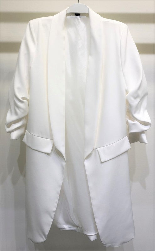 Long White Blazer
