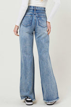 Load image into Gallery viewer, High Rise Wide Leg Acid Wash Jeans
