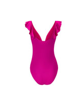 Load image into Gallery viewer, Ruffle One Piece with Waist Belt
