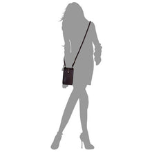 Load image into Gallery viewer, Croc Alligator Crossbody Bag Cell Phone Purse
