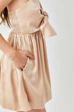Load image into Gallery viewer, TIE FRONT TUBE ROMPER DRESS*
