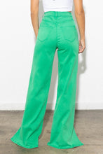 Load image into Gallery viewer, FRONT SLIT WIDE LEG TENCEL PANTS*
