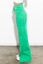 Load image into Gallery viewer, FRONT SLIT WIDE LEG TENCEL PANTS*

