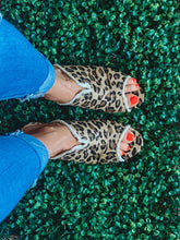 Load image into Gallery viewer, Mid Heel Leopard Sandals (approx.  ship date 4-22) - Believe Inspire Beauty 
