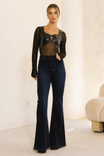 Load image into Gallery viewer, HIGH WAISTED FLARE JEAN
