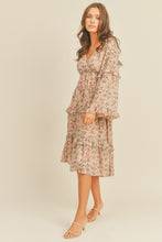 Load image into Gallery viewer, Floral Print Midi Dress

