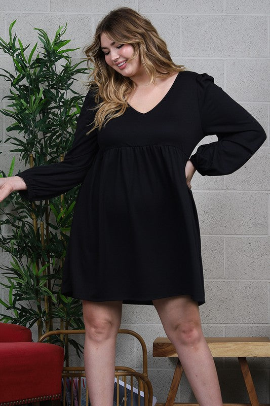 BLACK BABY DOLL DRESS – Believe Inspire Beauty