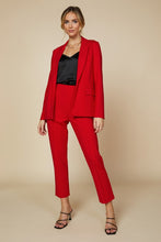 Load image into Gallery viewer, Red KNIT PINTUCK PANTS (Pre-order)
