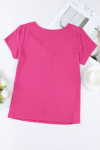 Load image into Gallery viewer, Rhinestone Crisscross Short Sleeve Top

