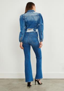 Shoulder Denim Jacket freeshipping - Believe Inspire Beauty