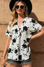 Load image into Gallery viewer, Cuffed Short Sleeve Blouse
