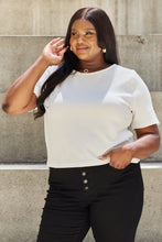 Load image into Gallery viewer, Criss Cross Pearl Detail Open Back T-Shirt
