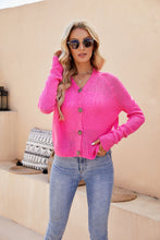 Load image into Gallery viewer, Raglan Sleeve Button Front Cardigan
