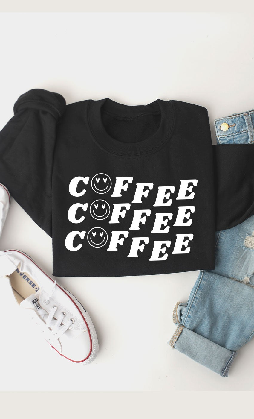 Black Coffee Crewneck Sweatshirt