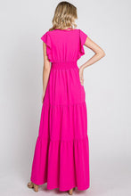 Load image into Gallery viewer, Tiered Side Slit Maxi Dress
