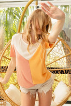 Load image into Gallery viewer, Color Block Short Sleeve T-Shirt
