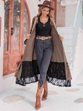 Load image into Gallery viewer, Flare Sleeve Lace Trim Cardigan
