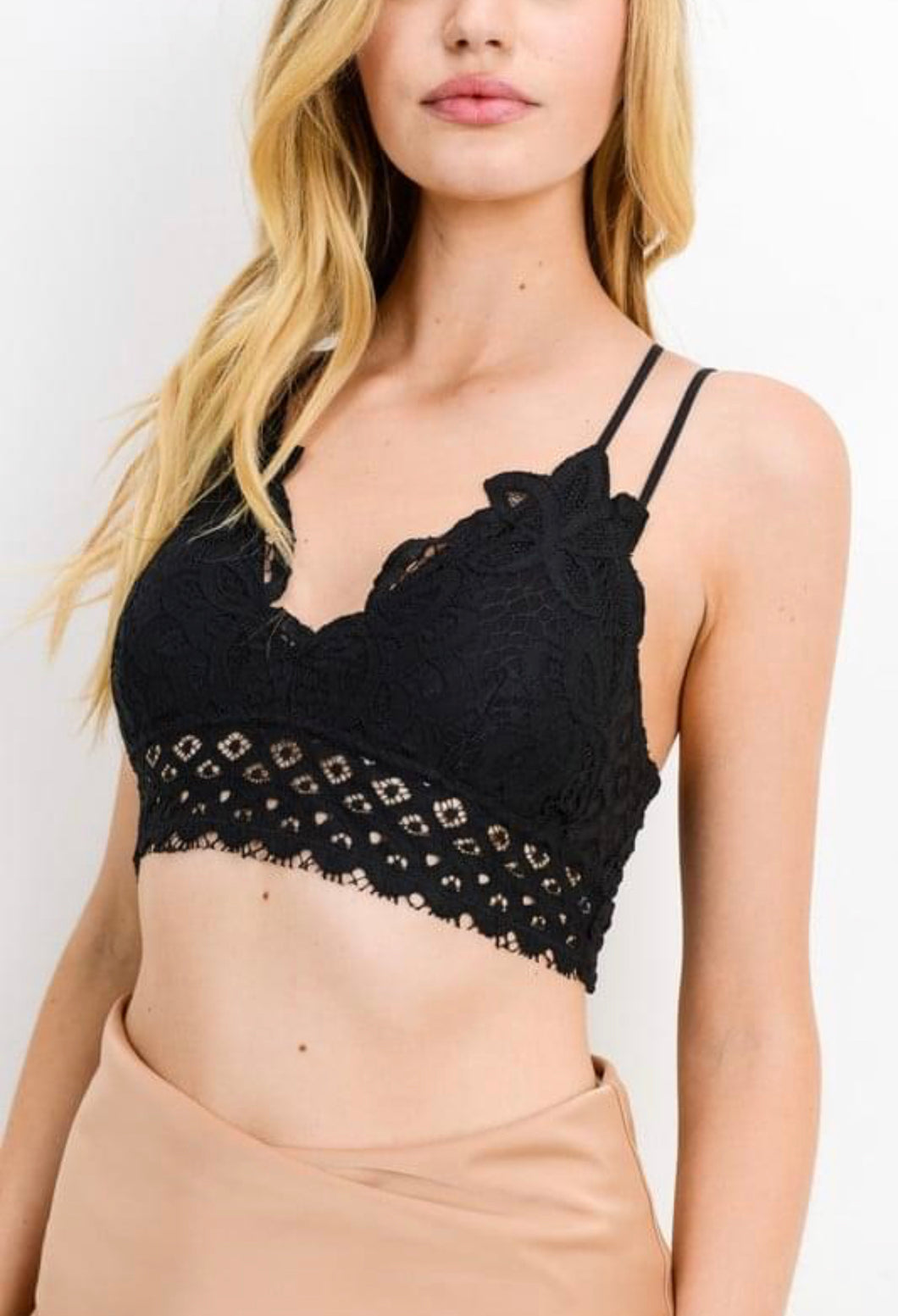 Black bralette freeshipping - Believe Inspire Beauty