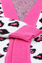 Load image into Gallery viewer, Leopard Contrast Trim Open Front Longline Cardigan*
