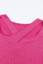 Load image into Gallery viewer, Rhinestone Crisscross Short Sleeve Top
